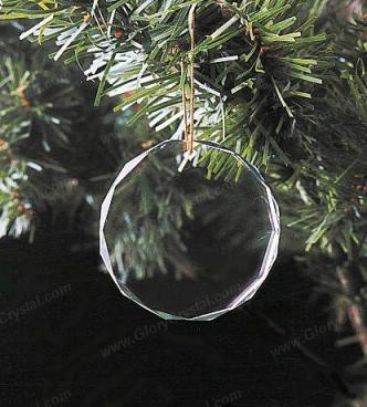 round glass xmas decoration