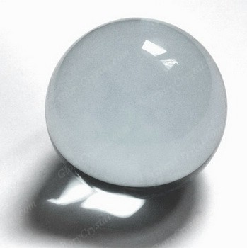 clear crystal glass ball