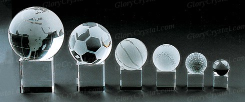 optical crystal spheres globes