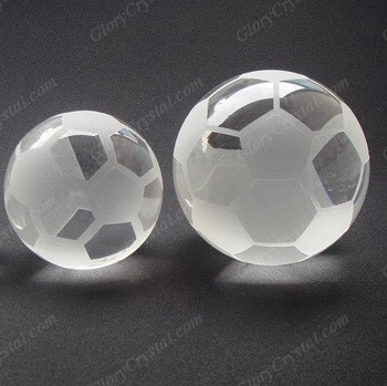 optical crystal soccer ball