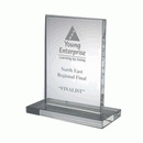 optical crystal award plaque
