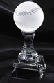 optical crystal baseball trophy award