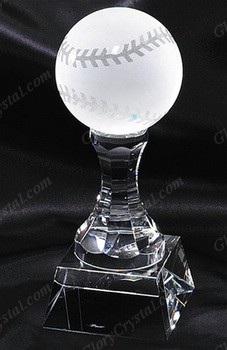 crystal baseball award