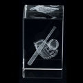 3d laser crystal cube baseball gifts