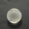 optic crystal glass baseball