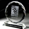 corporate crystal award plaque