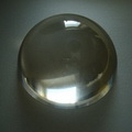 clear crystal dome paperweight