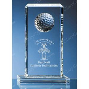 laser engraved golf award plaque
