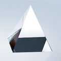 blank crystal pyramid