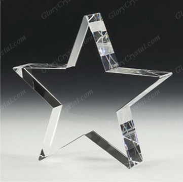 blank crystal trophy award